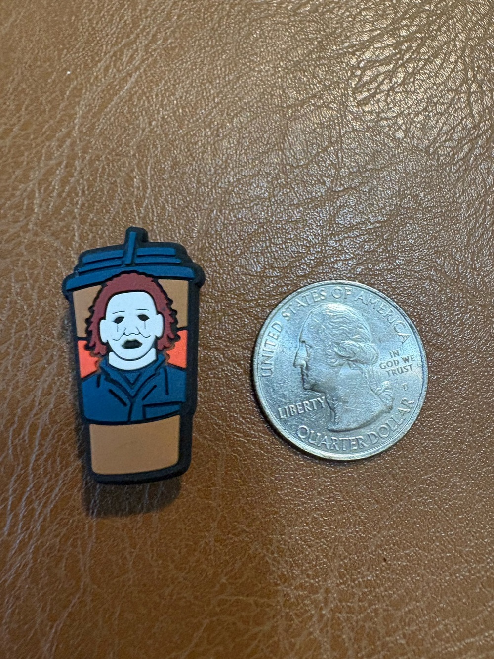 Michael Myers Coffee Cup Croc Charm - Picture 4 of 4